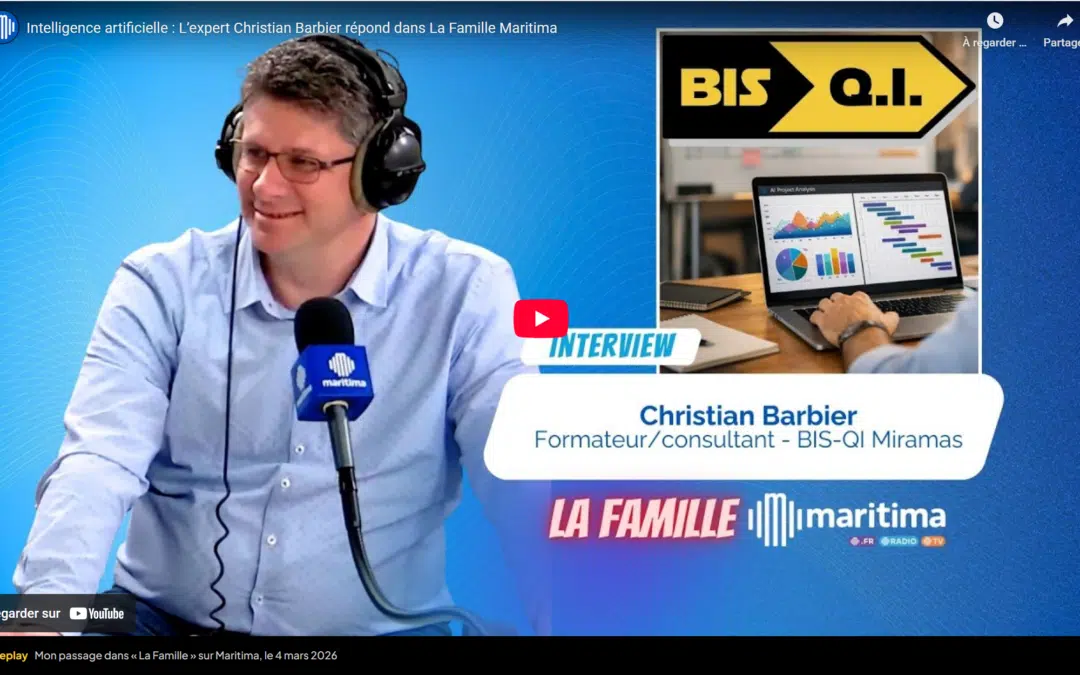Intelligence artificielle : mon passage sur Maritima