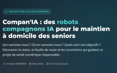 Robots IA et maintien à domicile des personnes âgées